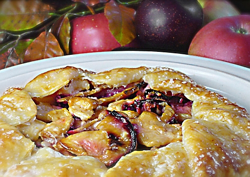 All The Best’s Harvest Plum And Apple Galette