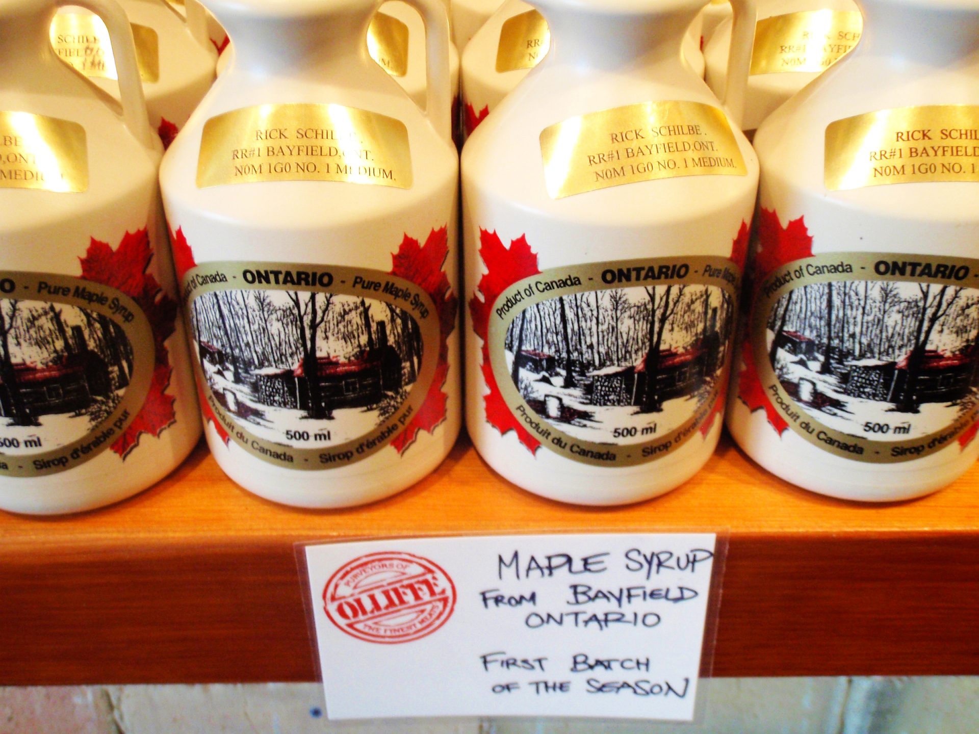 First Maple Syrup of the Season