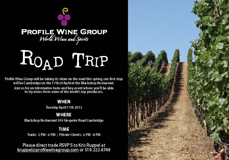 Profile Wine Group Cambridge Road Trip  April 17