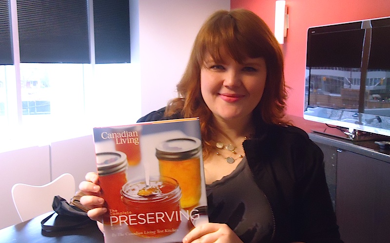 Annabelle Waugh and the Canadian Living Complete Preserving Book