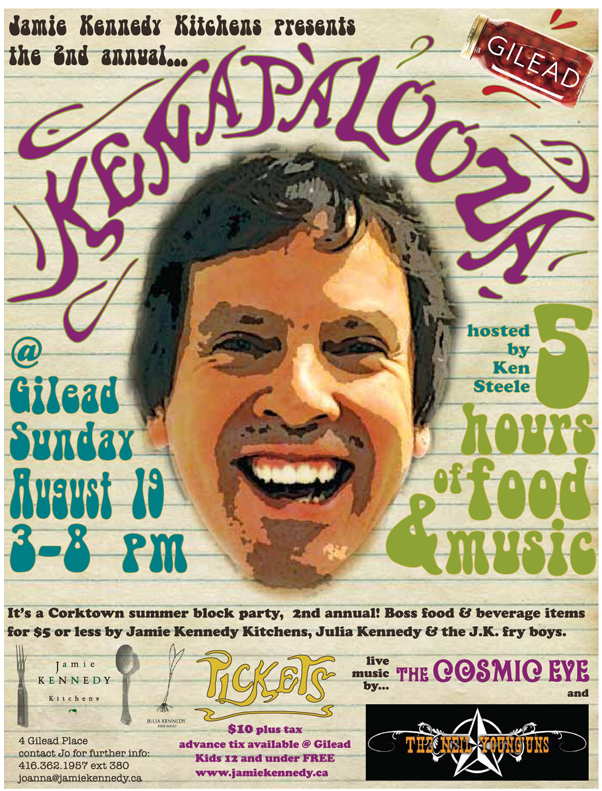 Kenapalooza, Jamie Kennedy presents the 2nd annual classic rock block party August 19th 3-8 pm