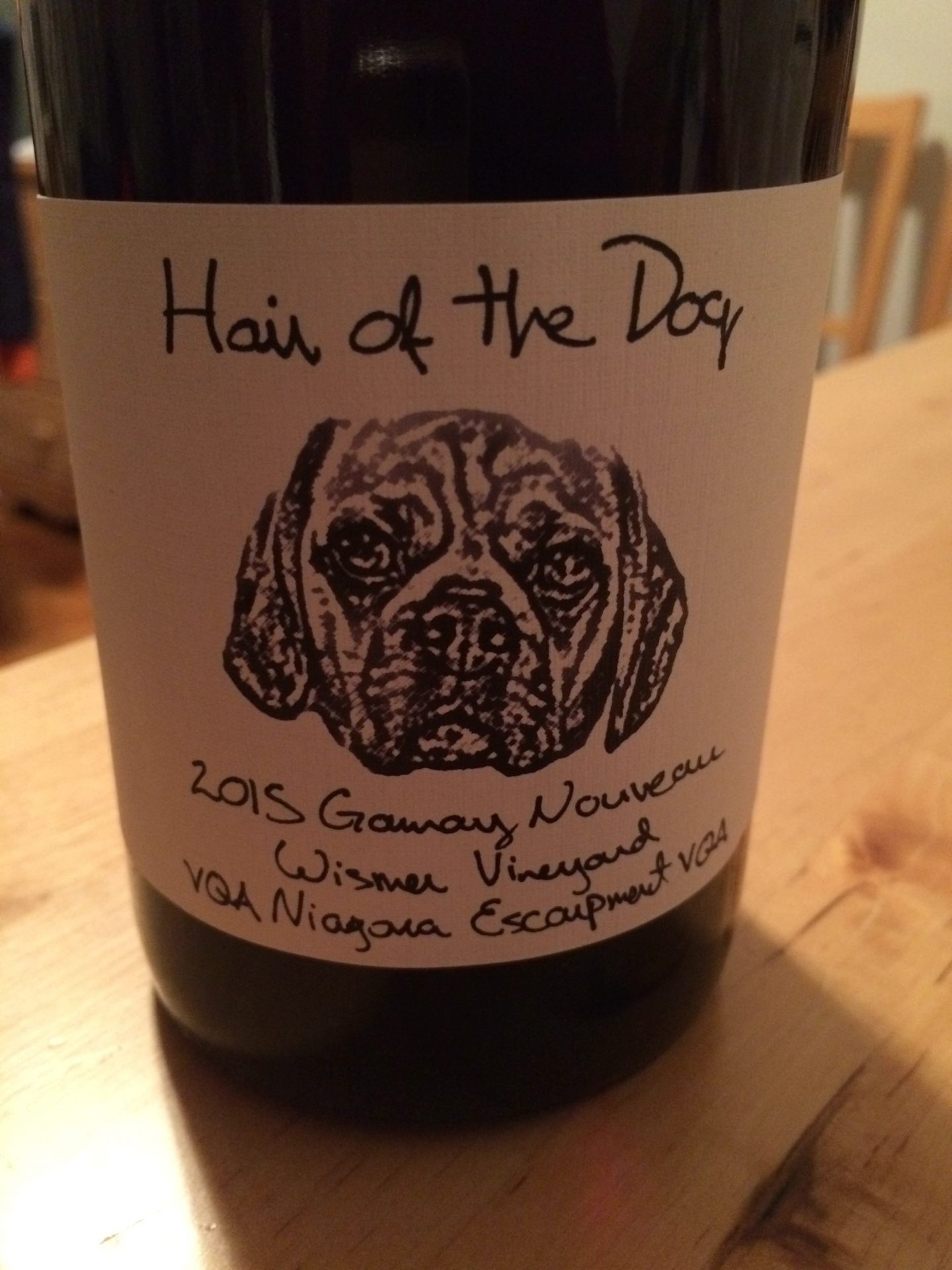 Hair Of The Dog? Yes Please : A New Ontario Gamay Nouveau.