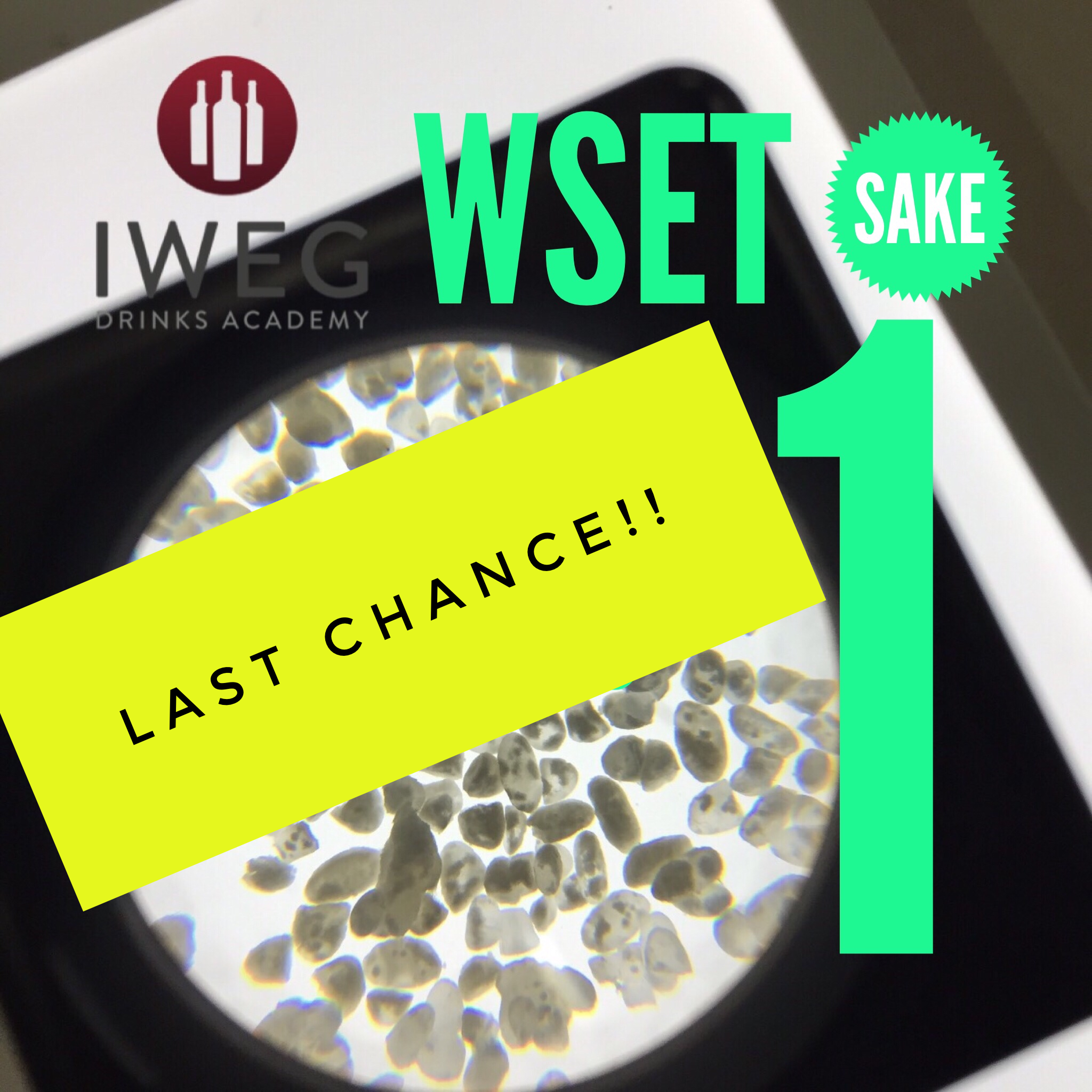 Last Chance To Get Yourself Sake Certified!