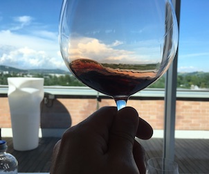 A Glass of Wine in Alba