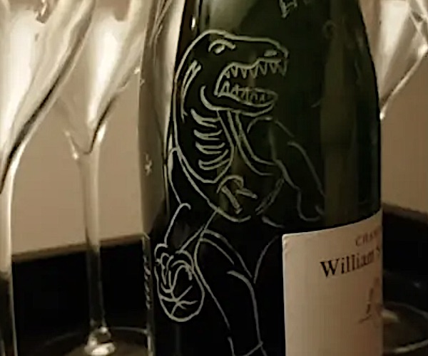 Special Champagne Bottle Celebrates Raptors