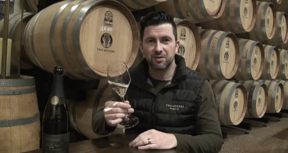 Adam Pearce On The Two Sisters 2017 Blanc De Franc
