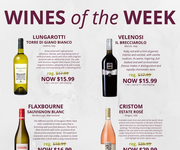 Profile Wines of the Week Promotion