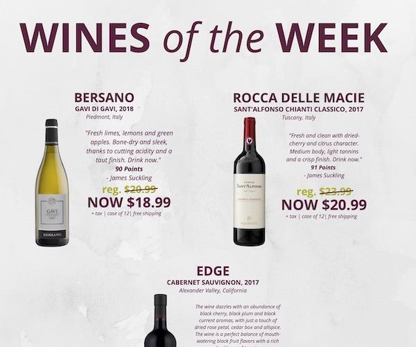 Profile Wines of the Week