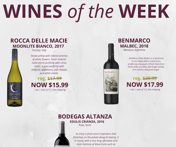 Profile Wines of the Week