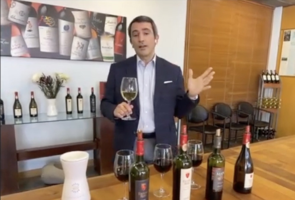 Tasting the 2019 Escudo Rojo Chardonnay Reserva With Winemaker Emmanuel Riffaud, Maipo Valley, Chile