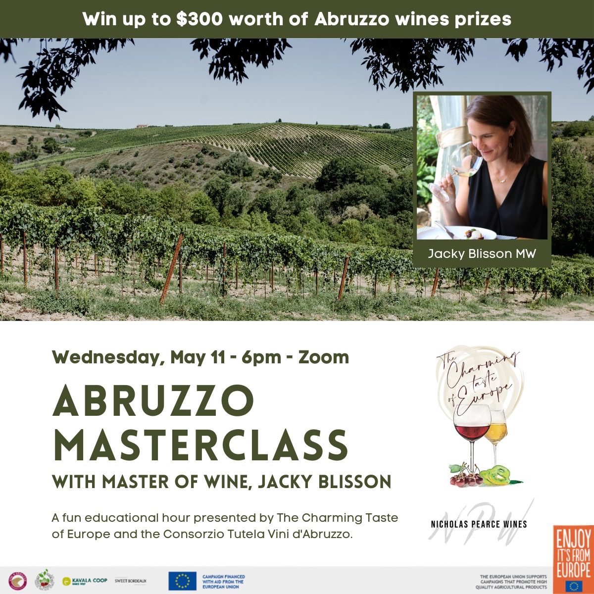 Abruzzo Masterclass with Master of Wine and GFR Columnist, Jacky Blisson