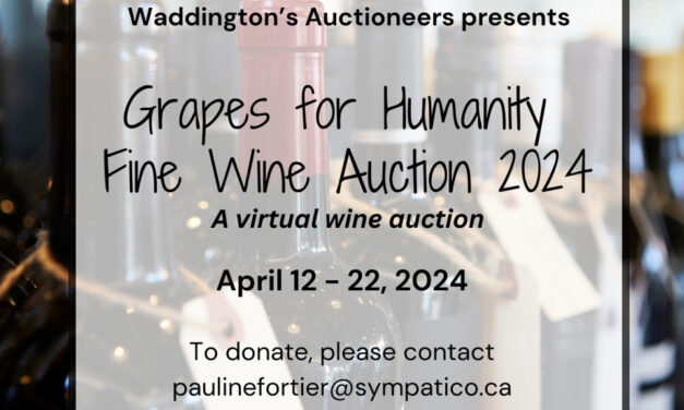 Donation Request : Grapes for Humanity Fine Wine Auction